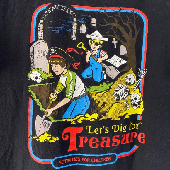 Steven Rhodes Let's dig for treasure! t shirt - Picture 3 of 8